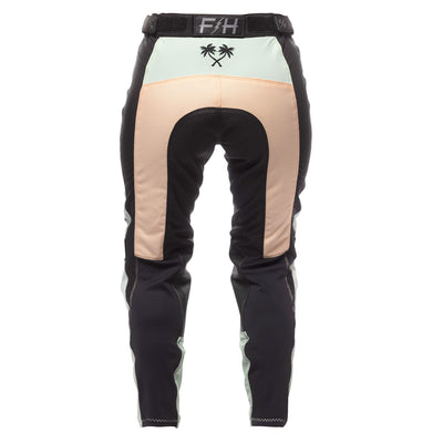 Fasthouse Women's Speed Style Fortune Pant Mint/Peach - Rear View