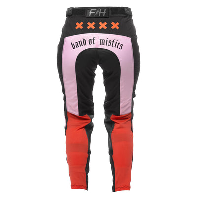 Fasthouse Women's Speed Style Karma Pant Pink Diamond/Black - Rear View