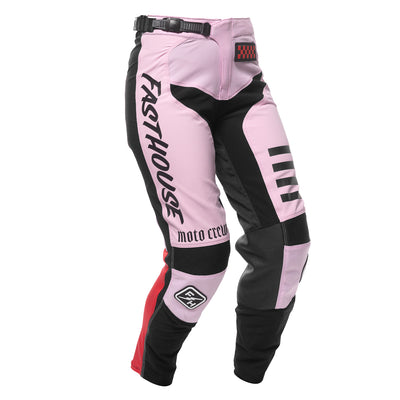 Fasthouse Women's Speed Style Karma Pant Pink Diamond/Black - Front Right Side View