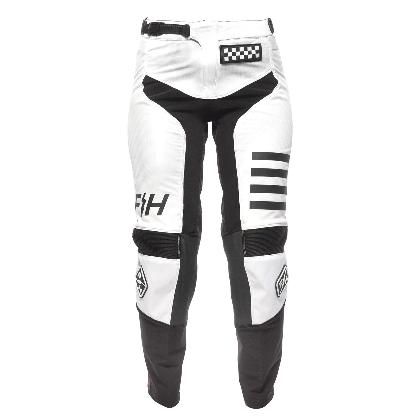 Fasthouse Women's Speed Style Anthem Pant White/Teal - Front View