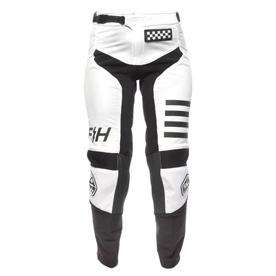 Fasthouse Women's Speed Style Anthem Pant White/Teal - Front View