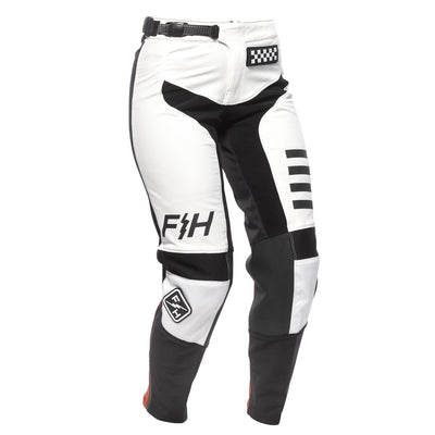 Fasthouse Women's Speed Style Anthem Pant White/Teal - Front Right Side View