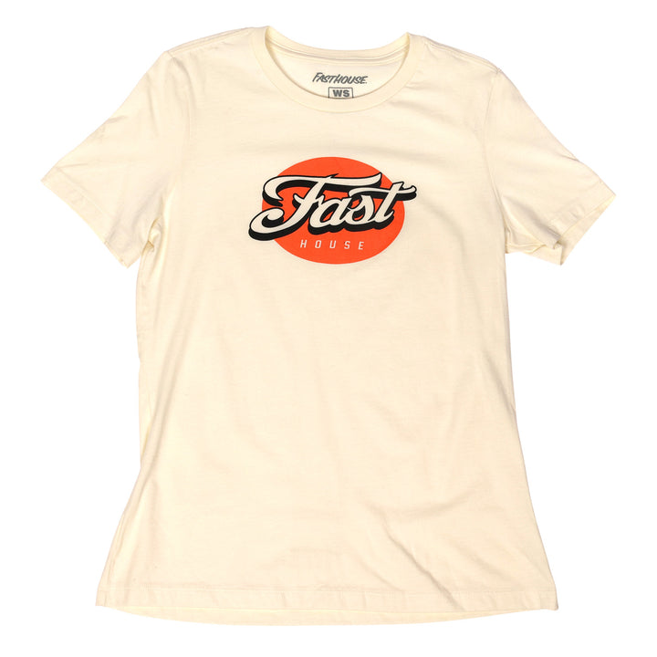 Fasthouse Women's Tasker SS Tee Natural - Front View