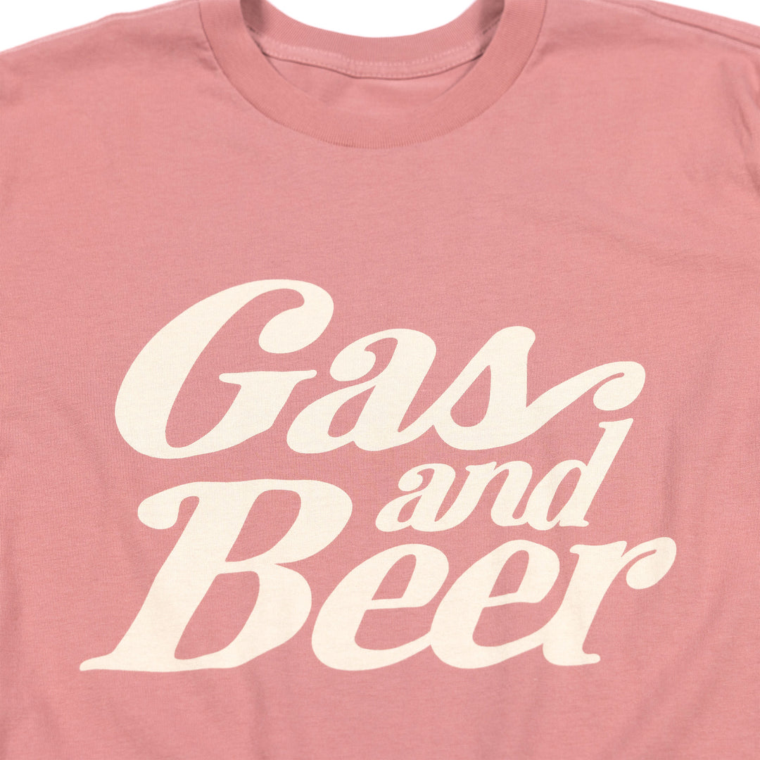 Fasthouse Women's Tavern Tee Mauve - Close-up of Graphic on Front