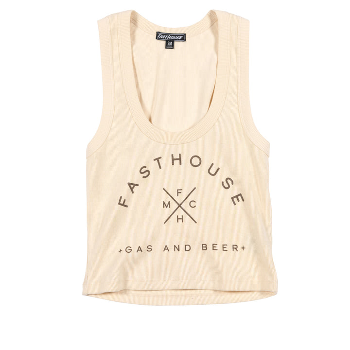 Fasthouse Women's Theory Tank Natural - Front View