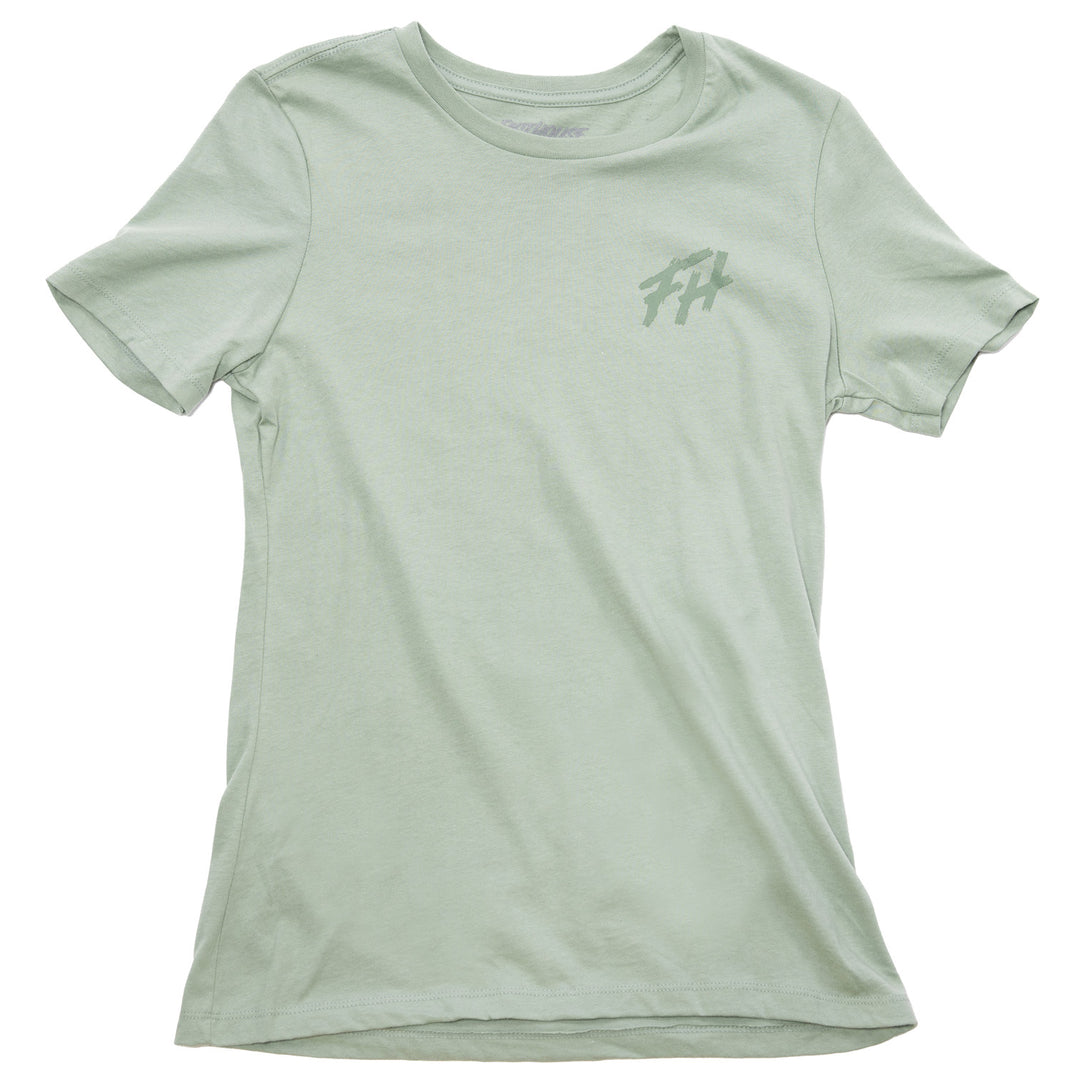 Fasthouse Women's WFF SS Tee Sage - Front View