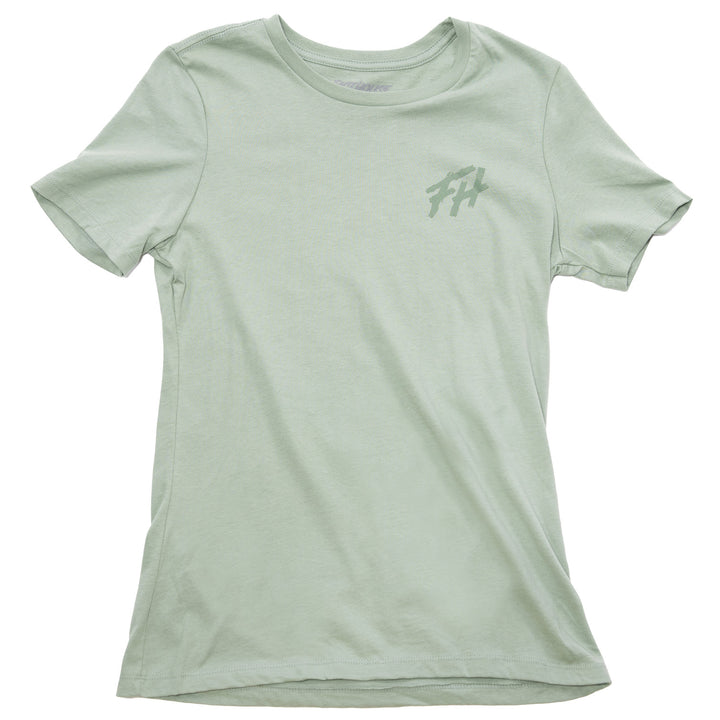 Fasthouse Women's WFF SS Tee Sage - Front View