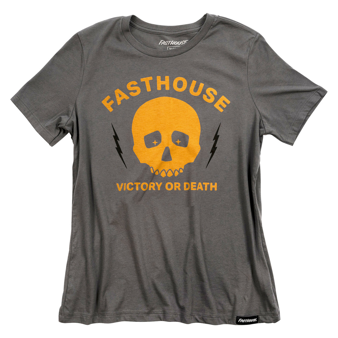 Fasthouse Women's Victory Tee Graphite - Front View