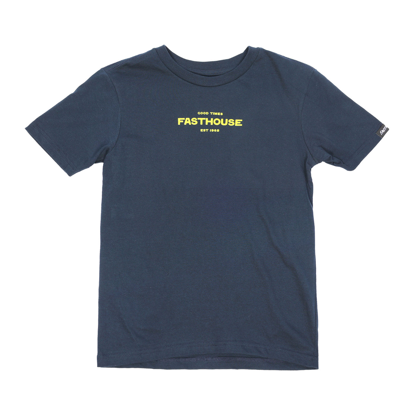 Fasthouse Youth Anchor SS Tee Midnight Navy - Front View