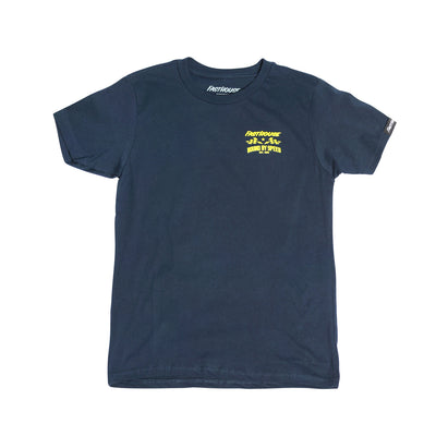 Fasthouse Youth Bound SS Tee Midnight Navy - Front View