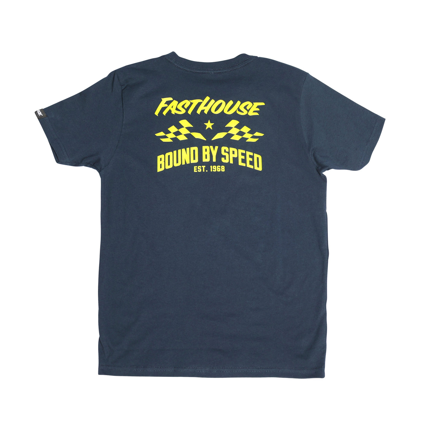 Fasthouse Youth Bound SS Tee Midnight Navy - Rear View