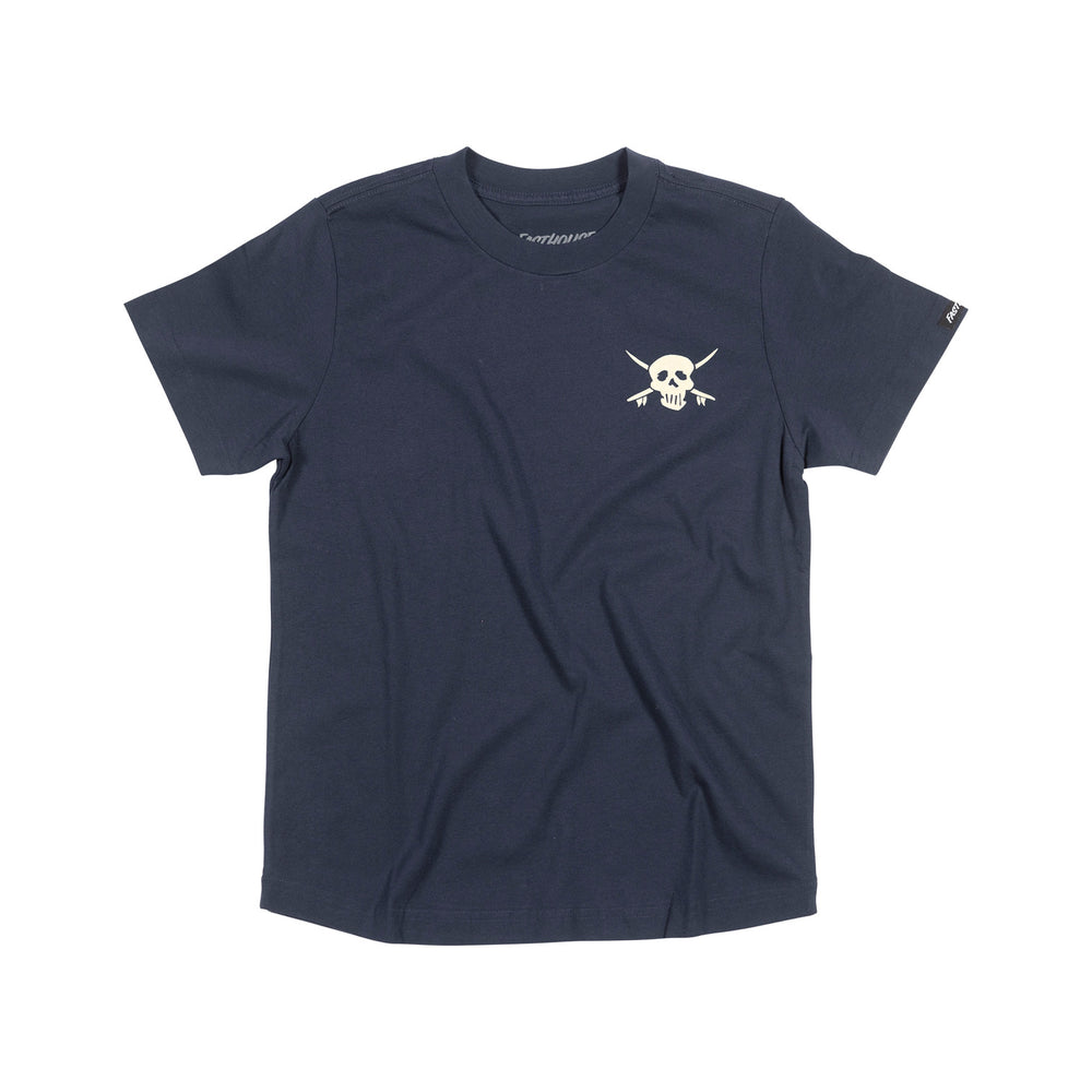Fasthouse Youth Break Tee Navy - Front View