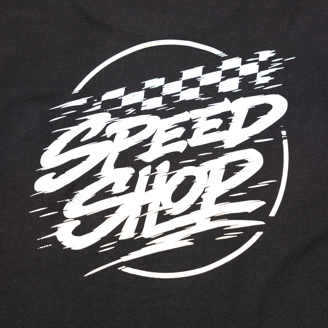 Fasthouse Youth Burner LS Tee Black - Close-Up of Graphic on Rear