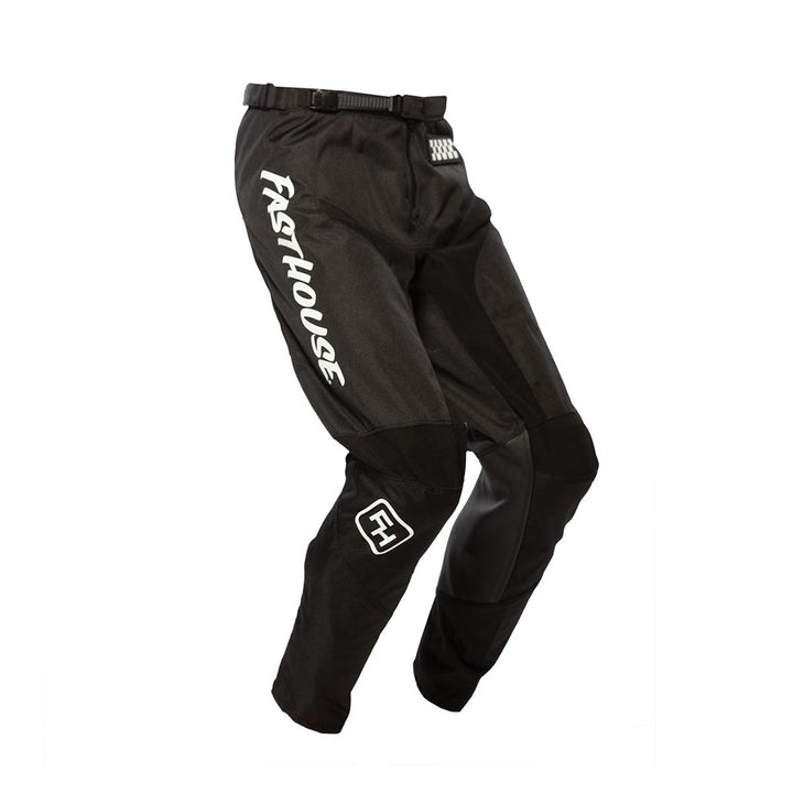 Fasthouse Youth Carbon Pant Black - Front Right Side View