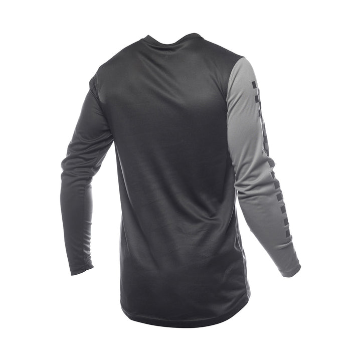 Fasthouse Youth Carbon Method Jersey Black/Gray - Rear View