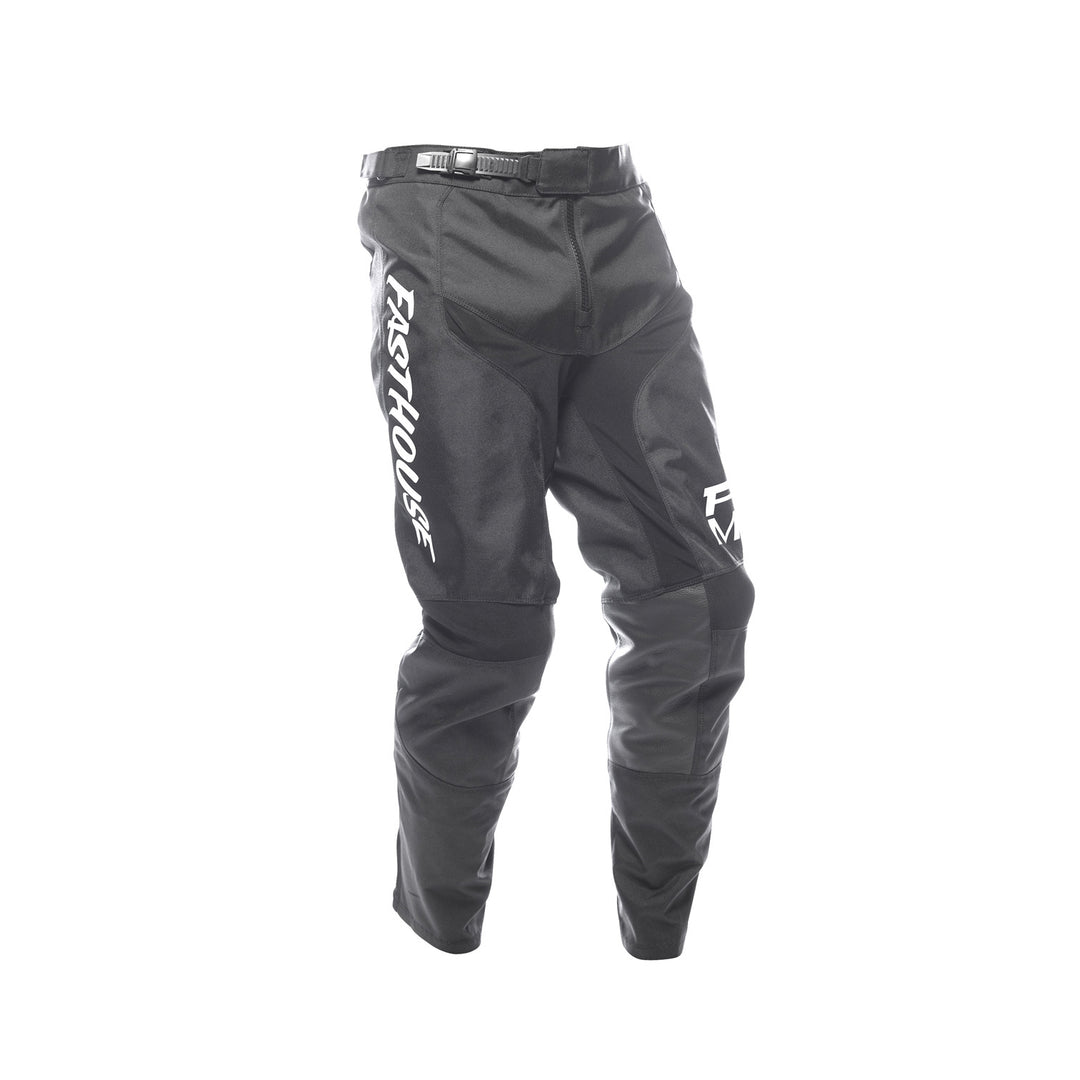 Fasthouse Youth Carbon Method Pants Black - Front Right Side View