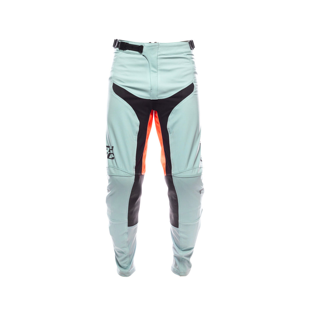Fasthouse Youth Elrod Formula Pants Oceanic Mint/Hyper Coral - Front View