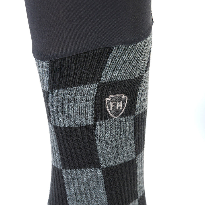 Fasthouse Youth Elrod Legacy Knee Brace Sock - Close-Up of Logo