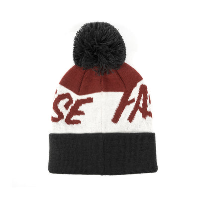 Fasthouse Youth Fastball Beanie Rust/Smoked Navy - Rear View