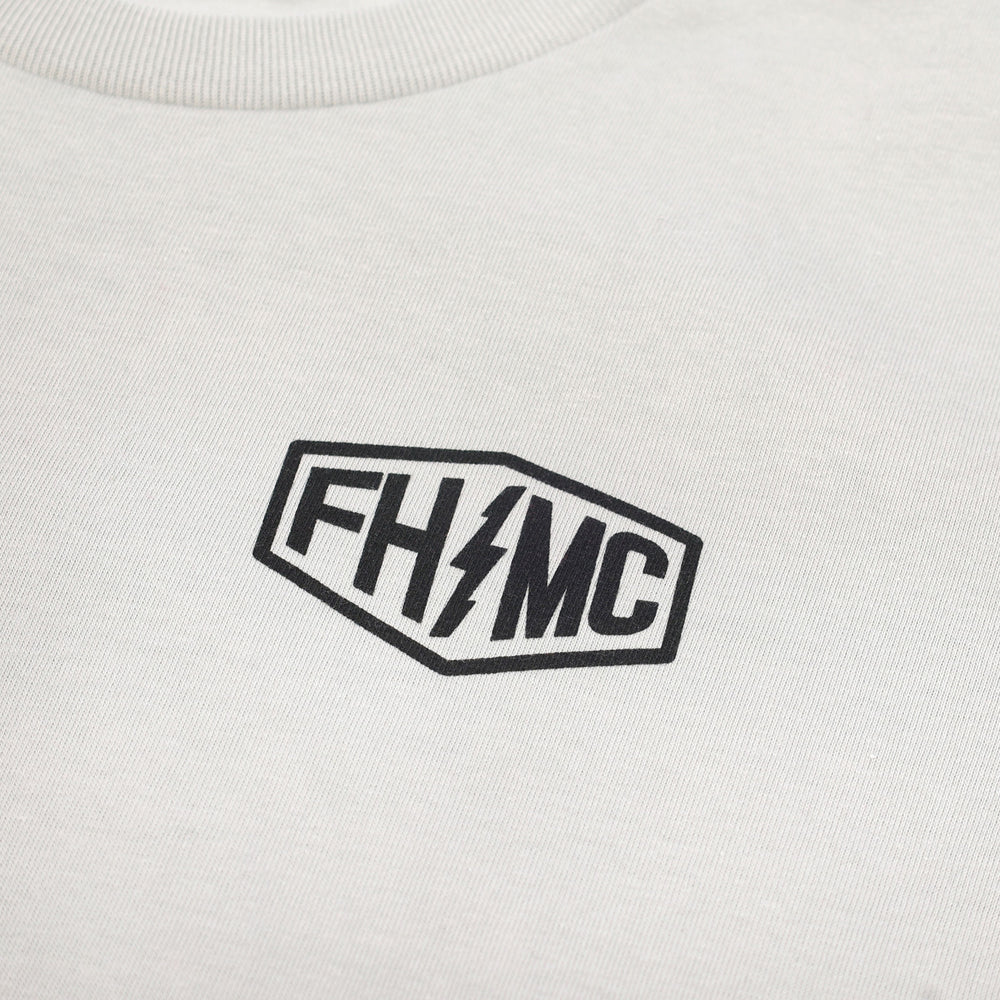 Fasthouse Youth Gibson SS Tee Light Gray - Close-Up of Graphic on Front