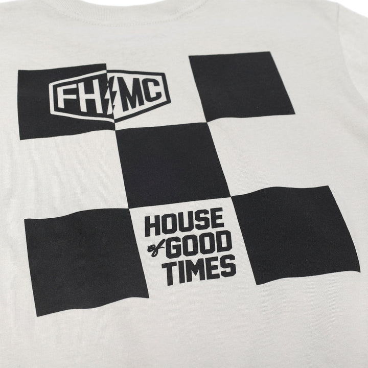Fasthouse Youth Gibson SS Tee Light Gray - Close-Up of Graphic on Back