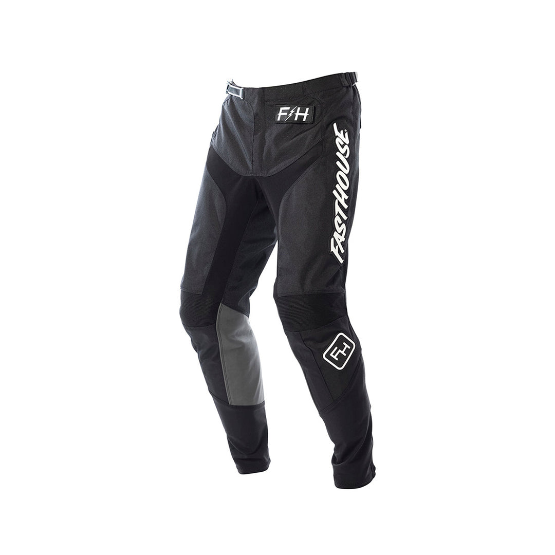 Fasthouse Youth Grindhouse Pant Black - Front Left Side View
