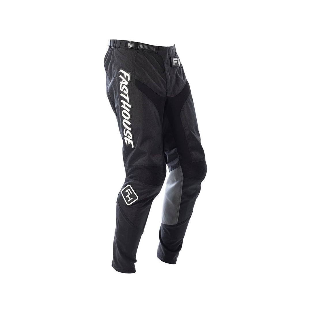 Fasthouse Youth Grindhouse Pant Black - Front Right Side View