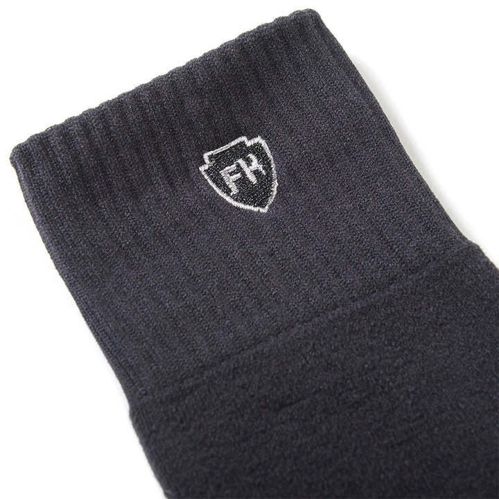 Fasthouse Youth Grindhouse Stealth Moto Sock - Close-Up of Logo