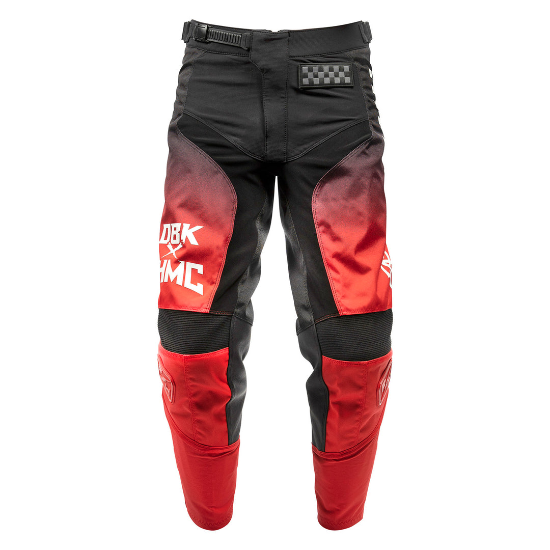 Fasthouse Youth Grindhouse Twitch Pant Black/Red - Front View