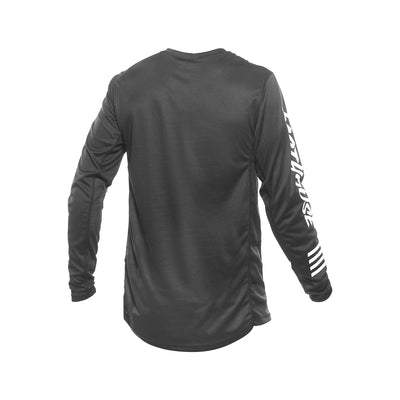 Fasthouse Youth Grindhouse Grit Jersey Black - Rear View