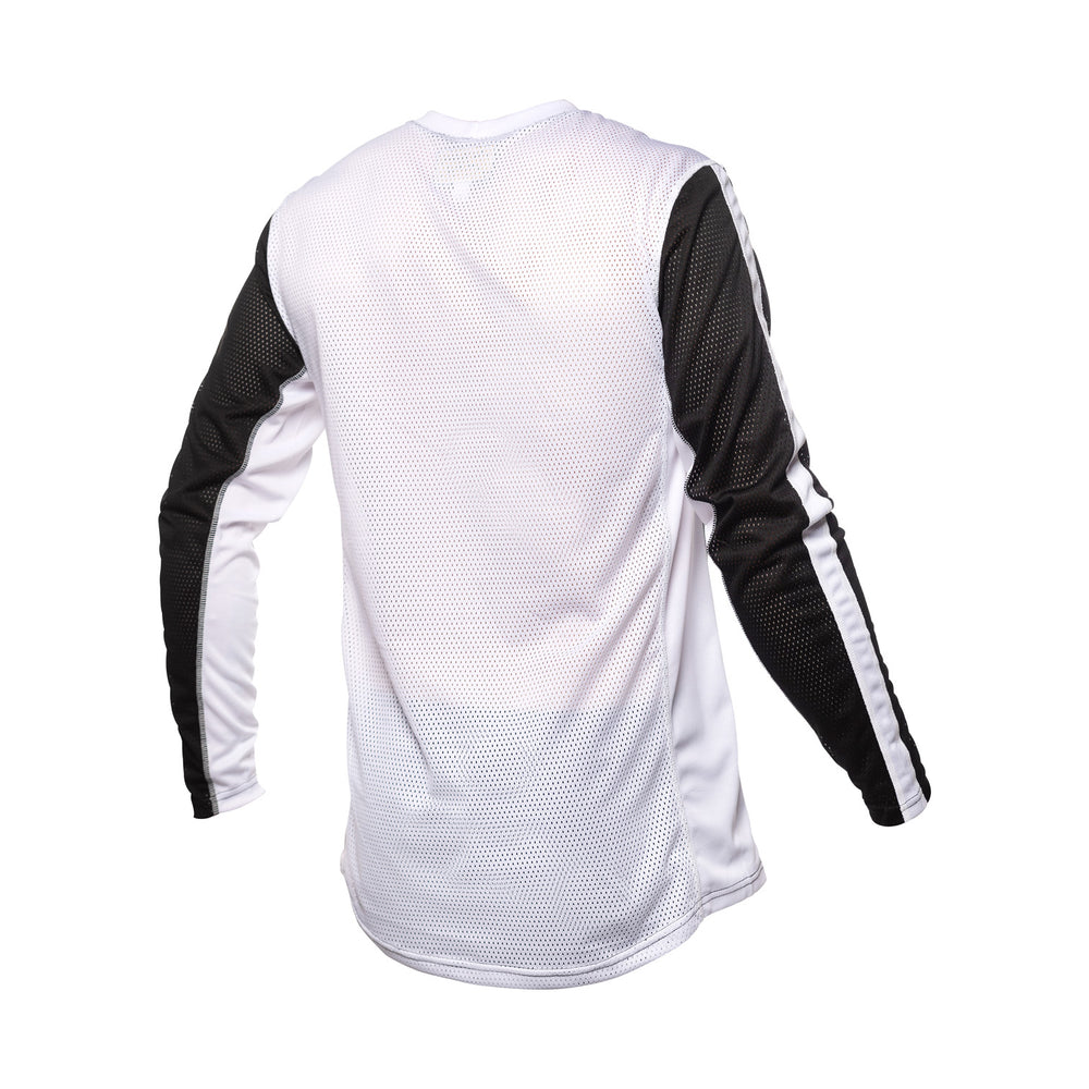 Fasthouse Youth Grindhouse Waypoint Jersey Black/White - Rear View