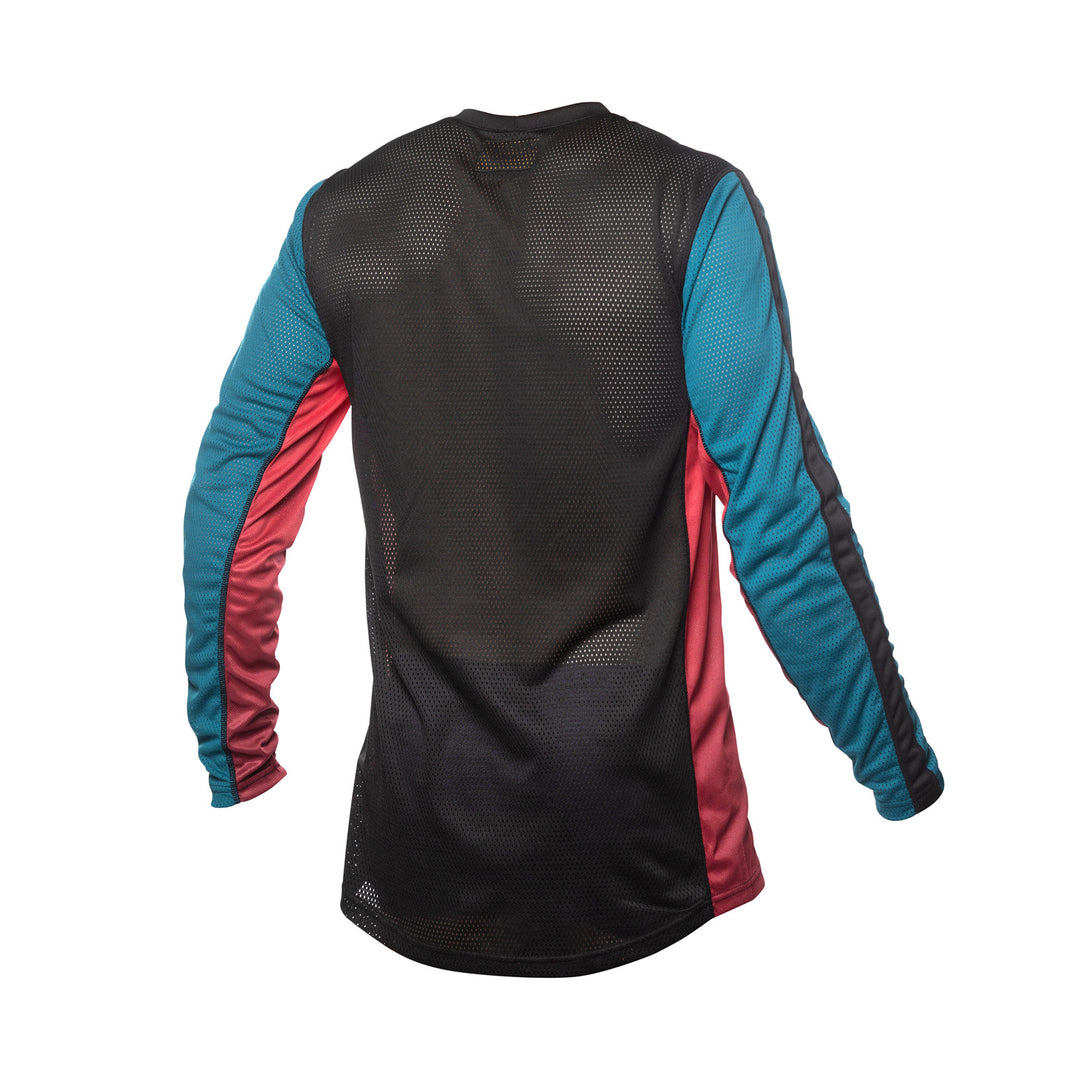 Fasthouse Youth Grindhouse Waypoint Jersey Marine/White - Rear View