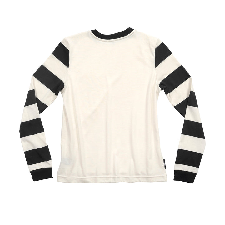 Fasthouse Youth Jailbreak Stripe Long Sleeve Tee Natural - Rear View