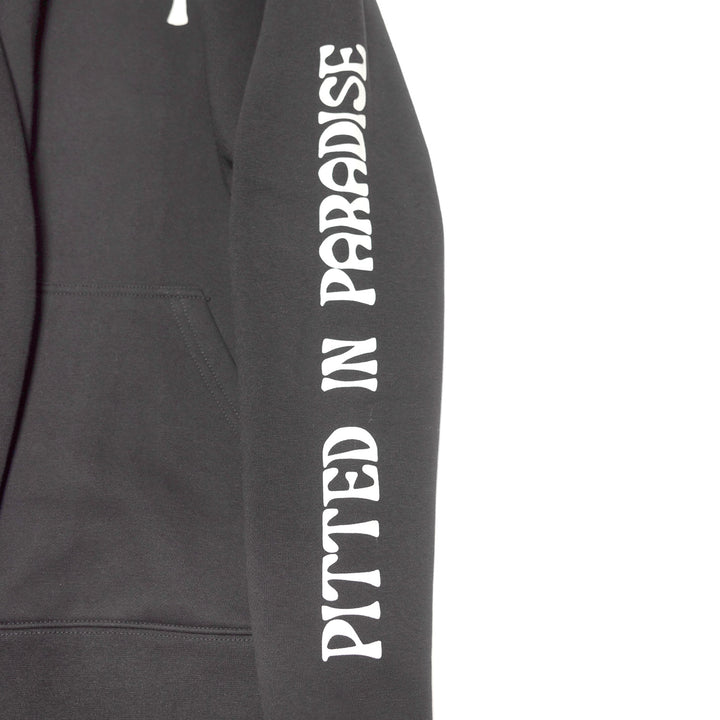 Fasthouse Youth Lost Boys Hooded Pullover Black - Close-Up of Graphic on Left Sleeve