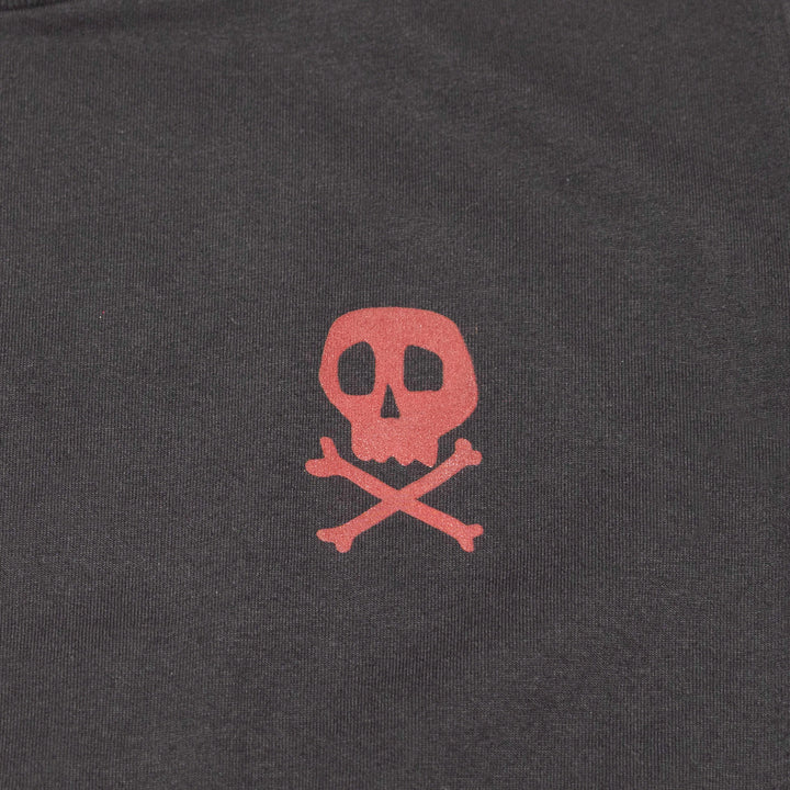 Fasthouse Youth Lost Boys SS Tee Black - Close-Up of Graphic on Front