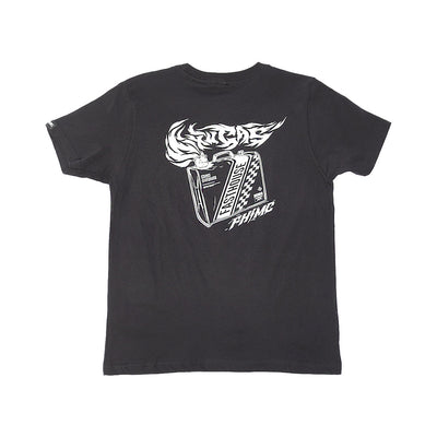 Fasthouse Youth Mixin' Tee Black - Rear View