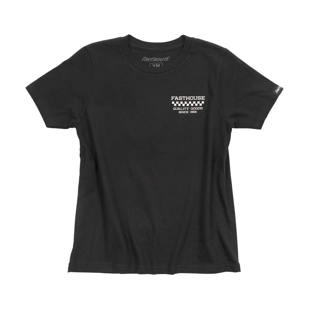 Fasthouse Youth Nomad Tee Black - Front View