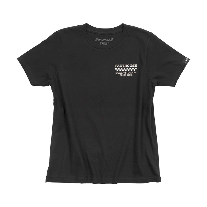 Fasthouse Youth Nomad Tee Black - Front View