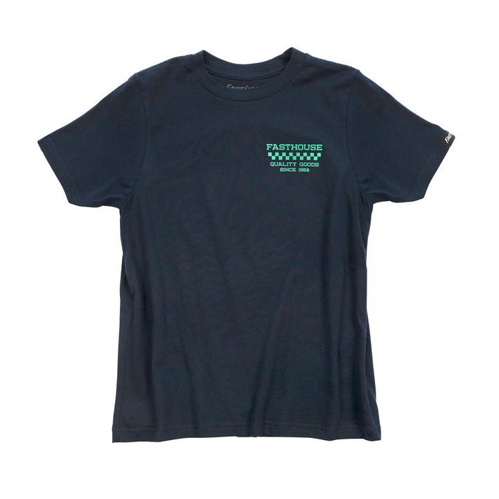 Fasthouse Youth Nomad Tee Midnight Navy - Front View