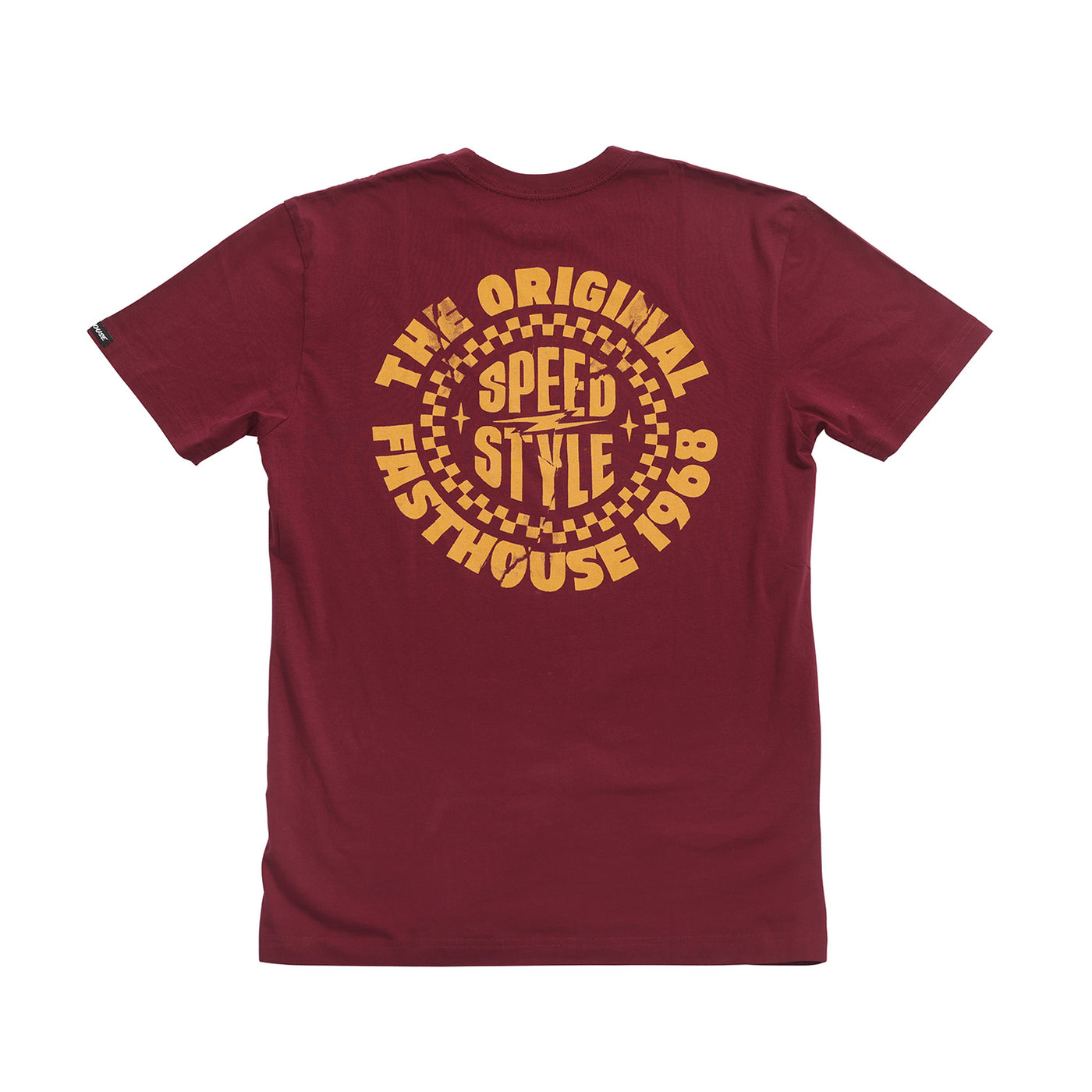 Fasthouse Youth Origin Tee Maroon - Rear View