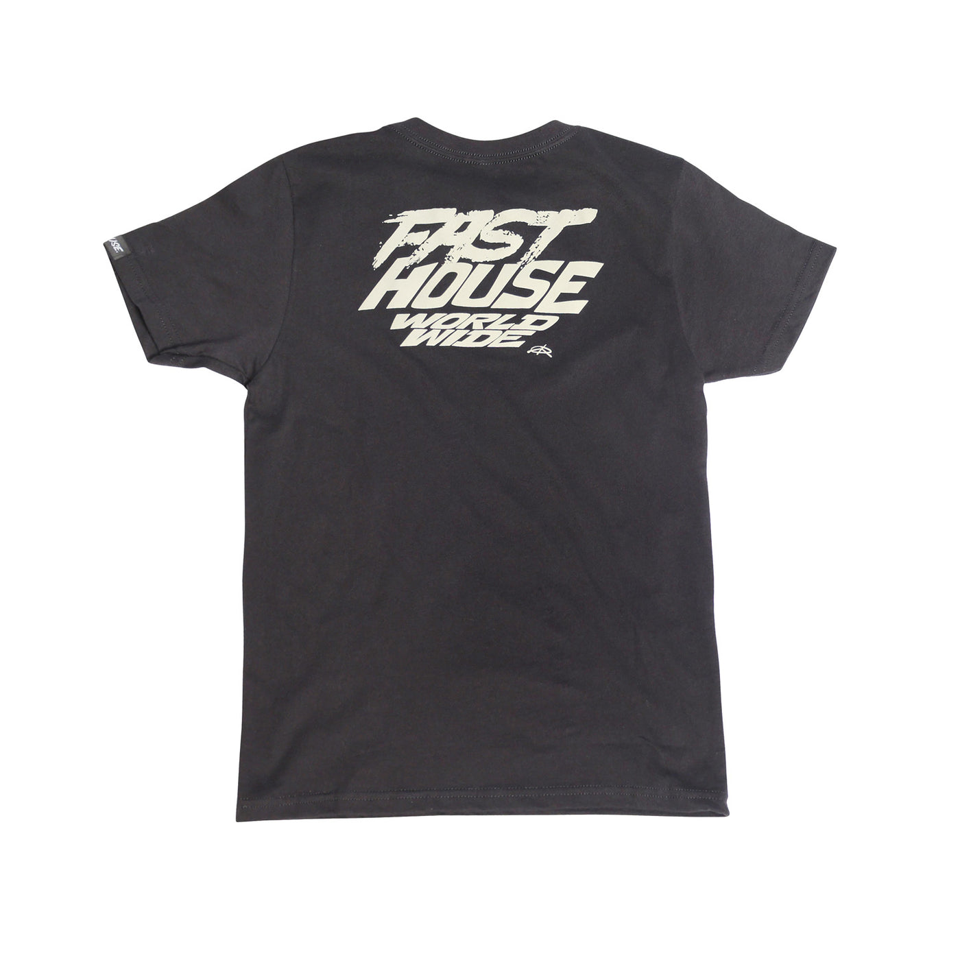 Fasthouse Youth Primer SS Tee Black - Rear View