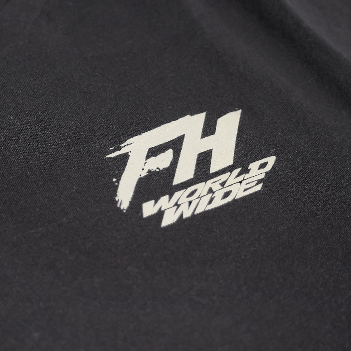 Fasthouse Youth Primer SS Tee Black - Close-Up of Graphic on Front