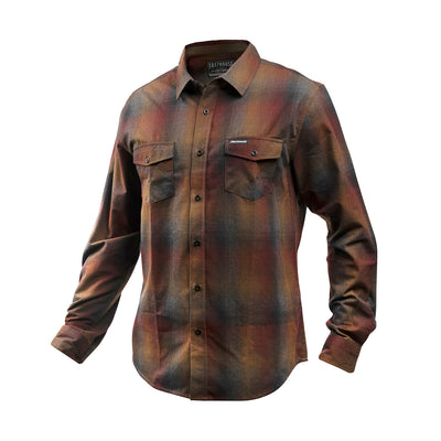 Fasthouse Youth Saturday Night Special Flannel Dusk - Front View