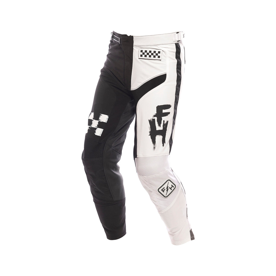 Fasthouse Youth Speed Style Jester Pant Black/White - Front Left Side View