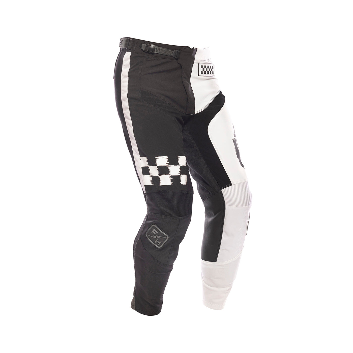 Fasthouse Youth Speed Style Jester Pant Black/White - Front Right Side View