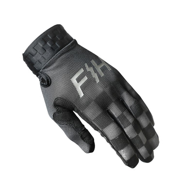 Fasthouse Youth Vapor Reaper Gloves Black - Back of Left Hand View