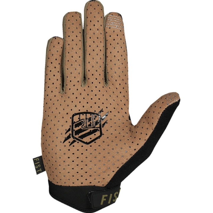 Fist Breezer Gloves Black and Tan - Palm View