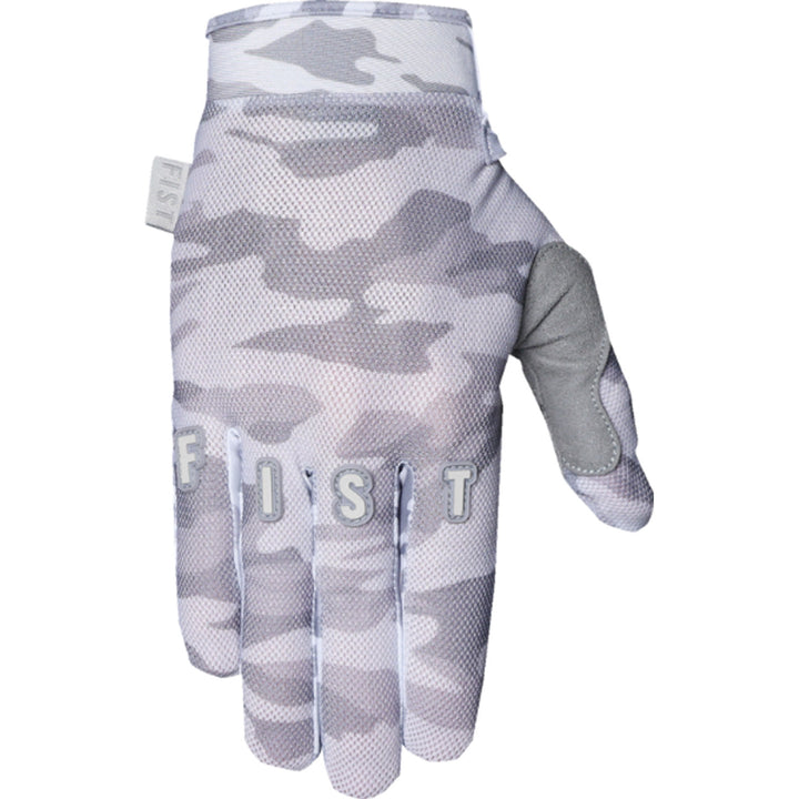 Fist Breezer Snow Camo Gloves - Back of Hand View