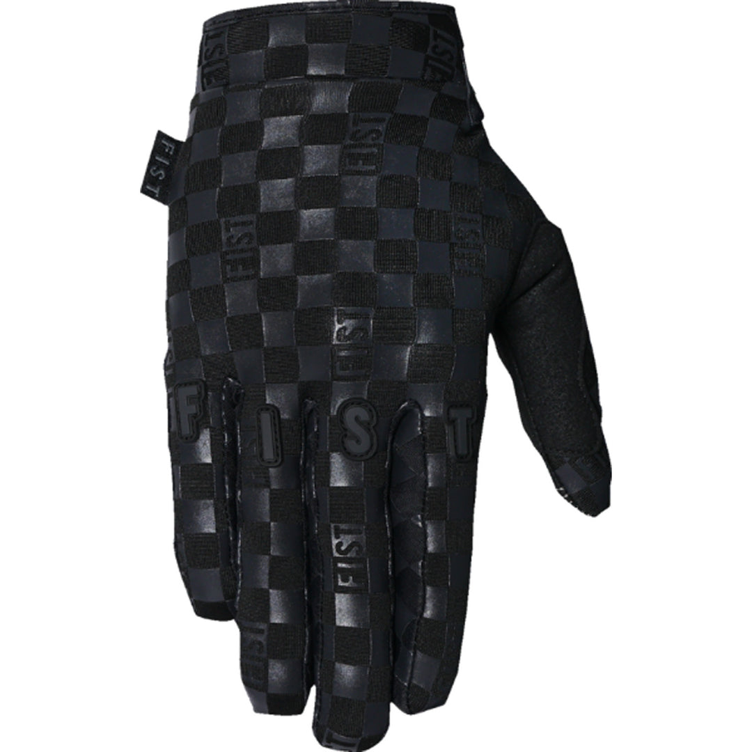 Fist Chequer Frosty Cold Weather Gloves - Back of Hand View