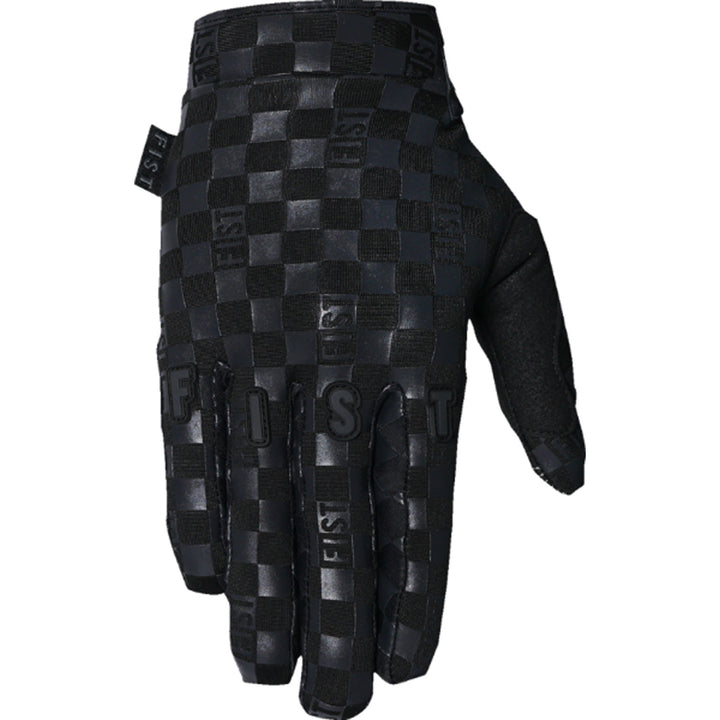 Fist Chequer Frosty Cold Weather Gloves - Back of Hand View